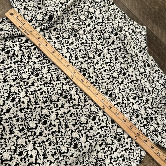 KUT From The Kloth Women's Open Front Cardigan Black White Size M - Picture 6 of 8